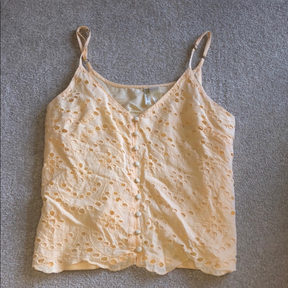 Yellow summer tanktop